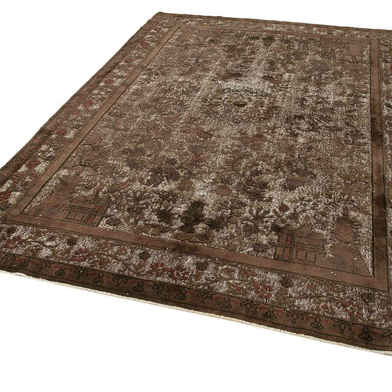 Alfombra Tallada a Mano Sobre Teñida - 209 cm x 297 cm - K0051806