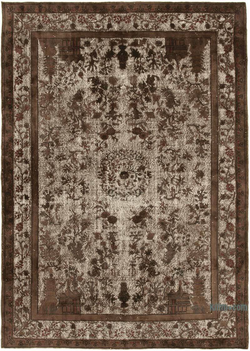 Alfombra Tallada a Mano Sobre Teñida - 209 cm x 297 cm - K0051806