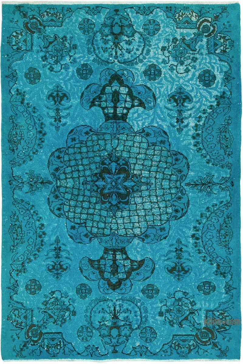 El Oyması Boyalı Halı - 183 cm x 270 cm - K0051817