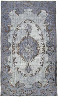 El Oyması Boyalı Halı - 161 cm x 267 cm