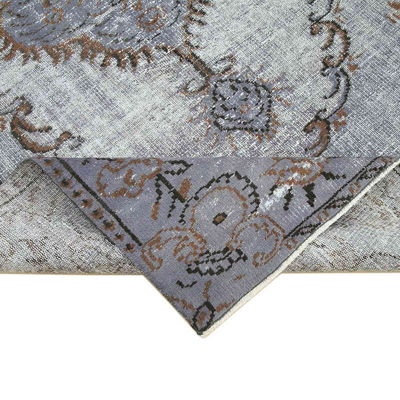 Hand Carved Over-Dyed Rug - 5' 3" x 8' 9" (63" x 105") - K0051827