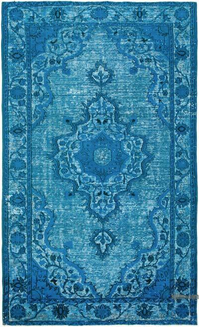 El Oyması Boyalı Halı - 187 cm x 305 cm