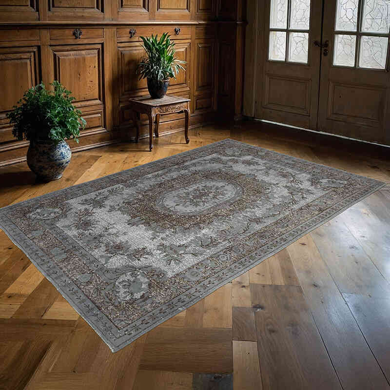 El Oyması Boyalı Halı - 174 cm x 266 cm - K0051833