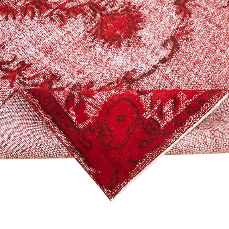 Hand Carved Over-Dyed Rug - 5' 6" x 9' 1" (66" x 109") - K0051834