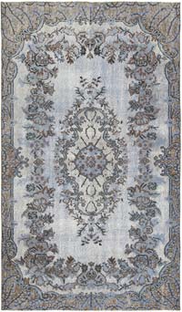 El Oyması Boyalı Halı - 164 cm x 282 cm