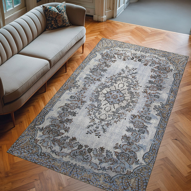 El Oyması Boyalı Halı - 164 cm x 282 cm - K0051839
