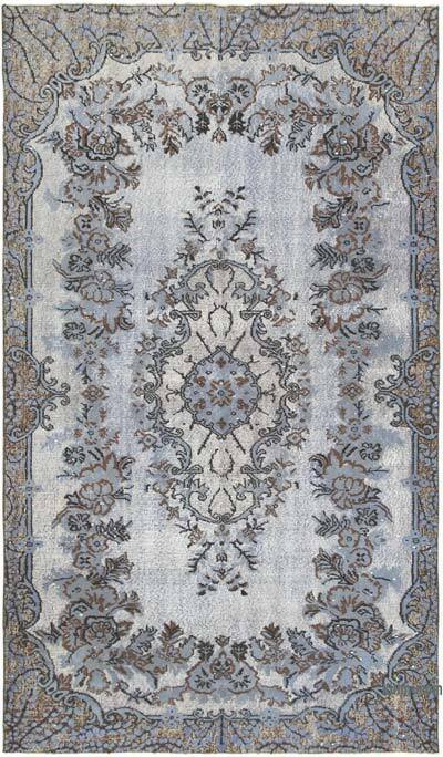 El Oyması Boyalı Halı - 164 cm x 282 cm