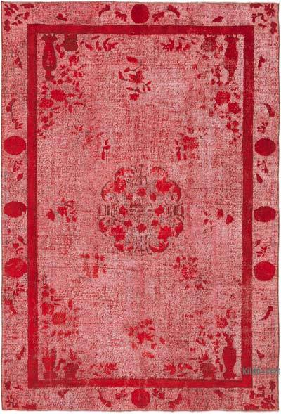 El Oyması Boyalı Halı - 210 cm x 310 cm