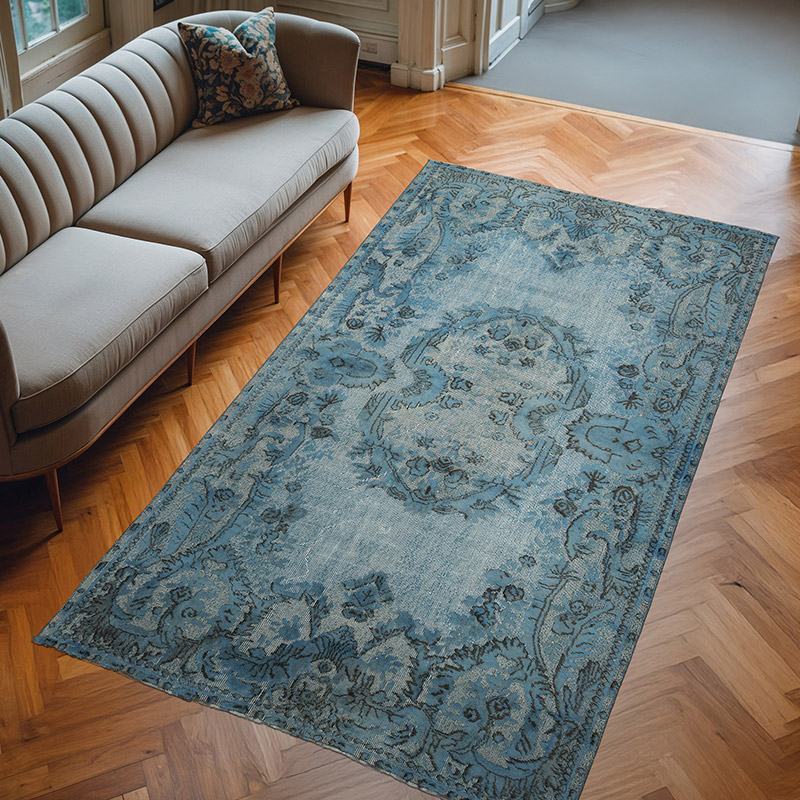 El Oyması Boyalı Halı - 170 cm x 300 cm - K0051861