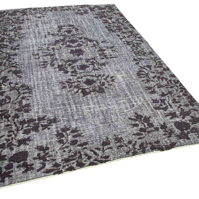 Hand Carved Over-Dyed Rug - 5' 10" x 8' 10" (70" x 106") - K0051862