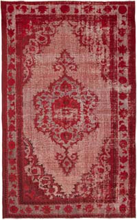 El Oyması Boyalı Halı - 215 cm x 341 cm