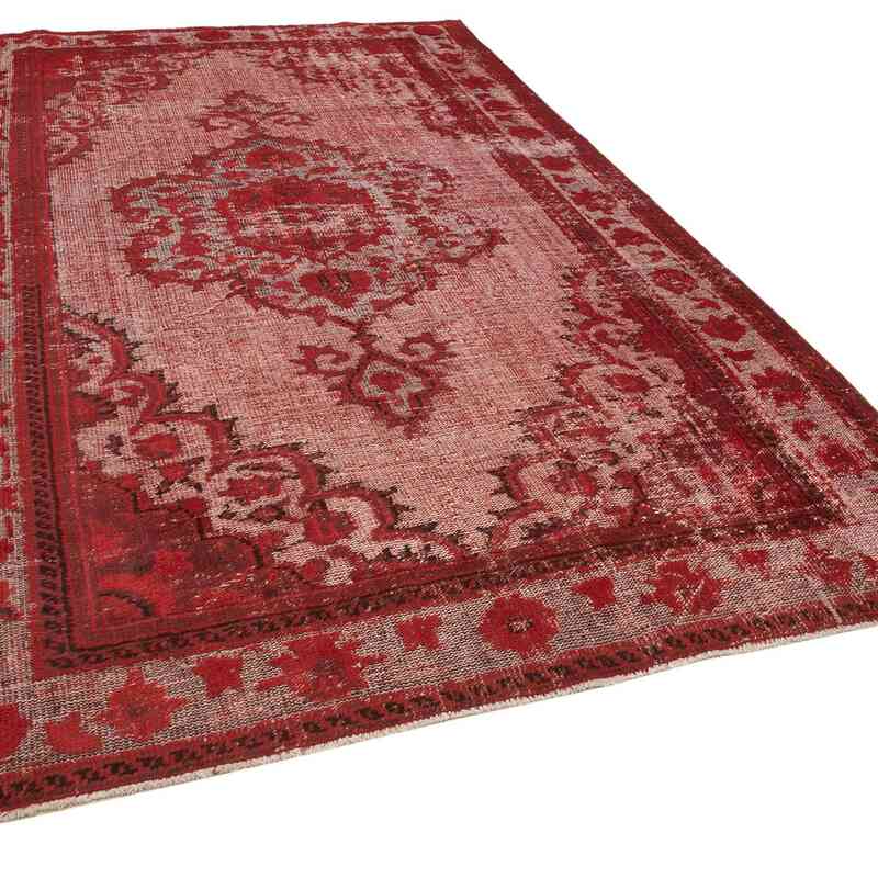 Hand Carved Over-Dyed Rug - 7' 1" x 11' 2" (85" x 134") - K0051865