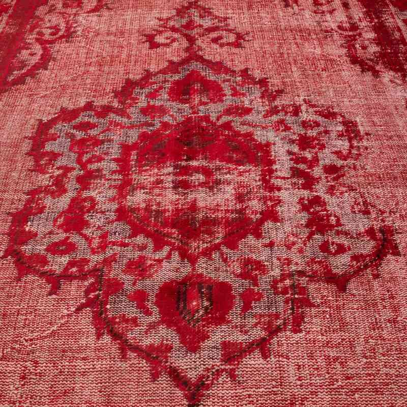 Hand Carved Over-Dyed Rug - 7' 1" x 11' 2" (85" x 134") - K0051865