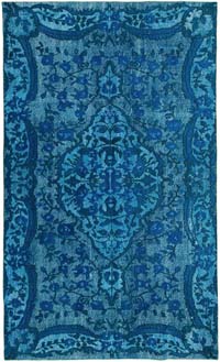 El Oyması Boyalı Halı - 161 cm x 260 cm