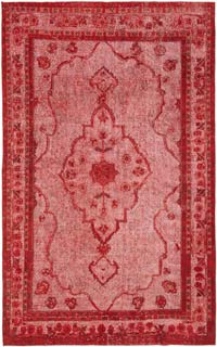 El Oyması Boyalı Halı - 205 cm x 334 cm