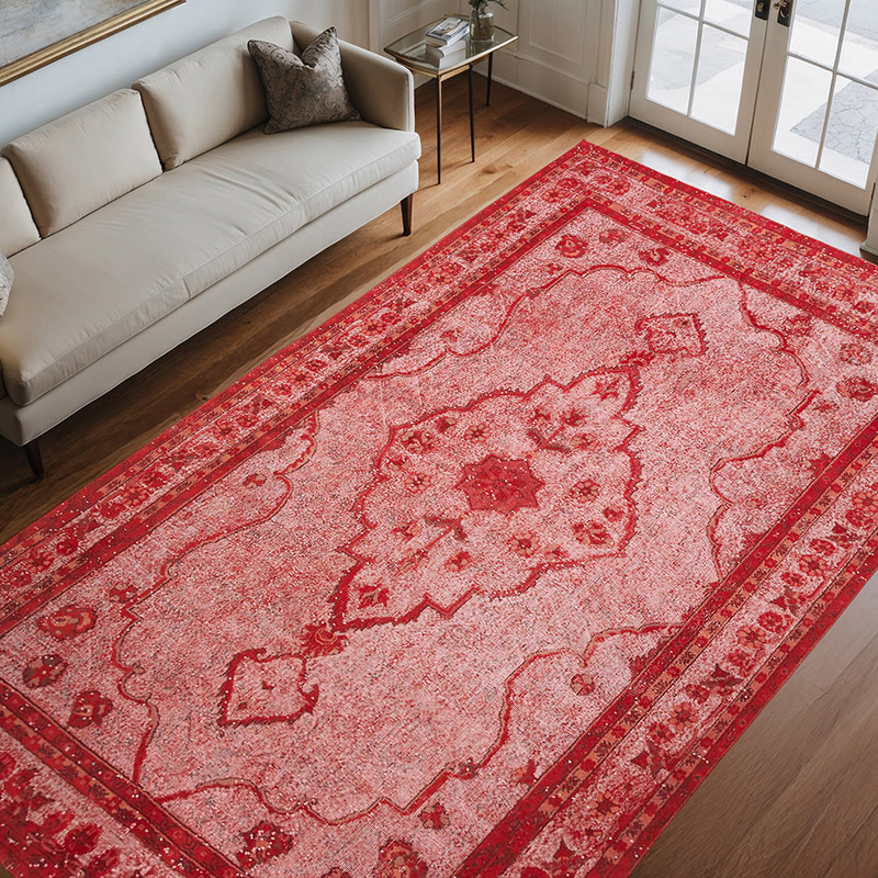 El Oyması Boyalı Halı - 205 cm x 334 cm - K0051870