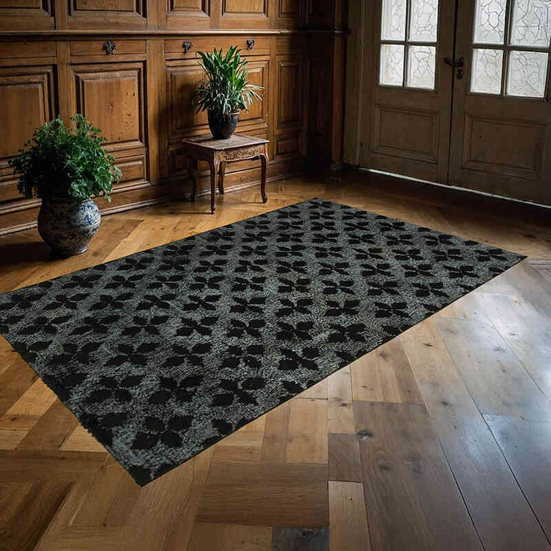 El Oyması Boyalı Halı - 156 cm x 256 cm - K0051876