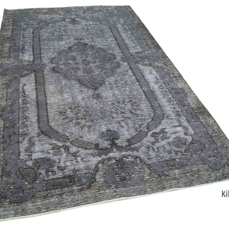 Hand Carved Over-Dyed Rug - 5' 1" x 8' 9" (61 in. x 105 in.) - K0051878