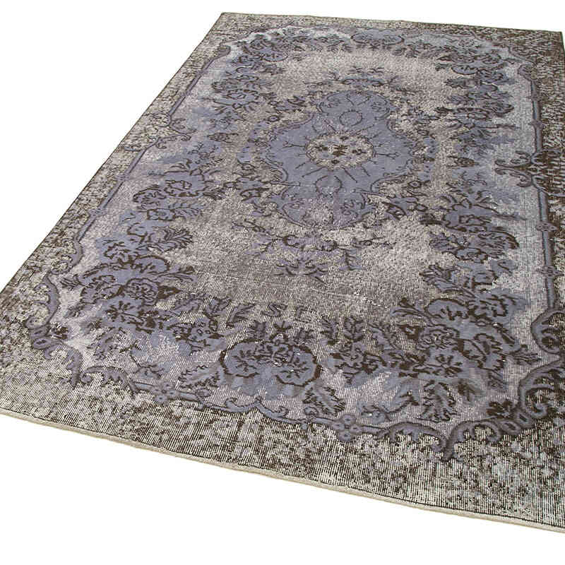Alfombra Tallada a Mano Sobre Teñida - 168 cm x 274 cm - K0051882