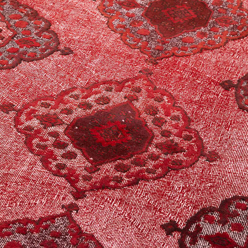 Hand Carved Over-Dyed Rug - 4' 11" x 12' 2" (59" x 146") - K0051887