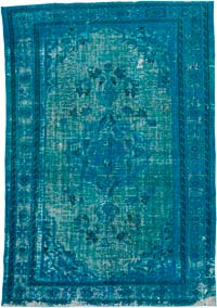 El Oyması Boyalı Halı - 201 cm x 291 cm