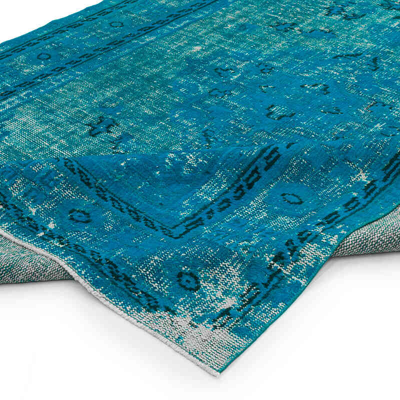 Hand Carved Over-Dyed Rug - 6' 7" x 9' 7" (79" x 115") - K0051890