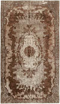 El Oyması Boyalı Halı - 192 cm x 332 cm
