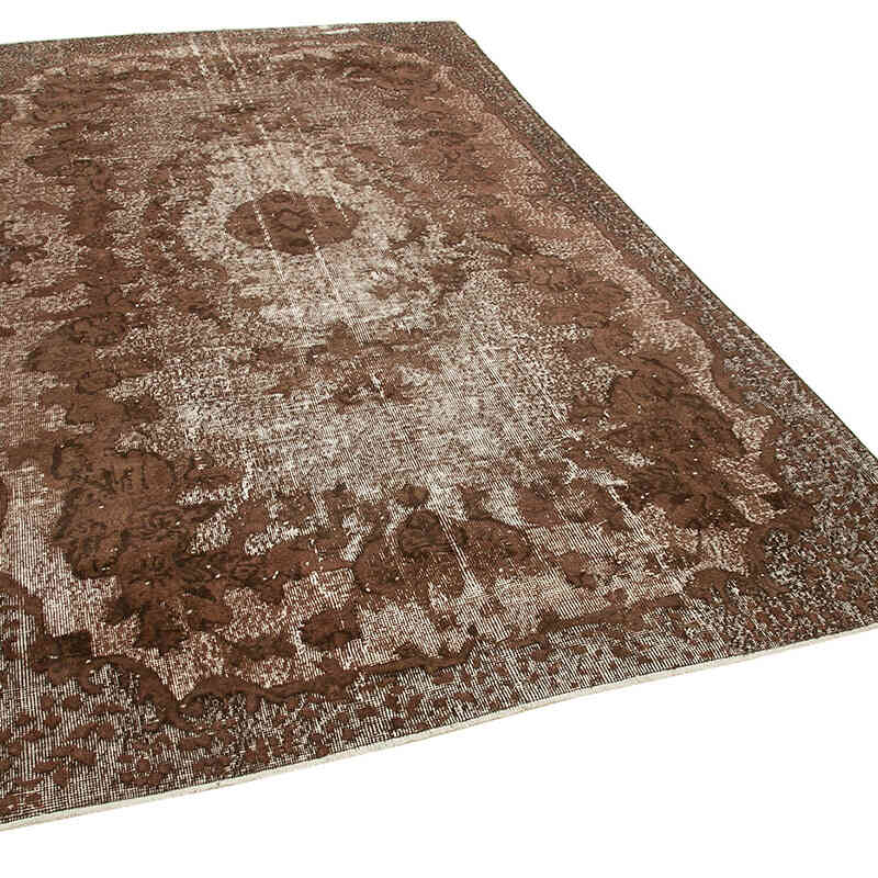 Hand Carved Over-Dyed Rug - 6' 4" x 10' 11" (76" x 131") - K0051891