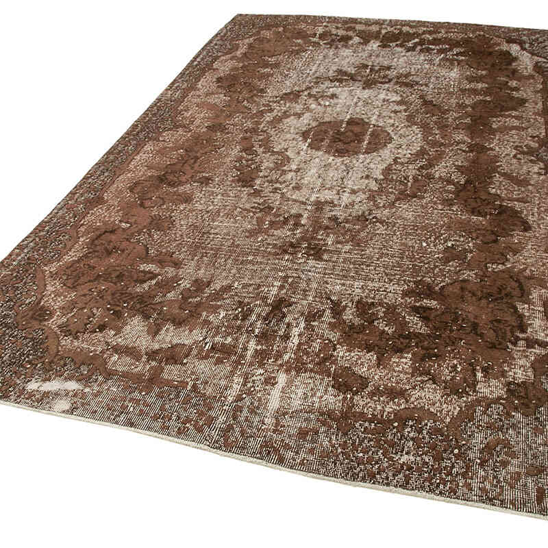 Hand Carved Over-Dyed Rug - 6' 4" x 10' 11" (76" x 131") - K0051891