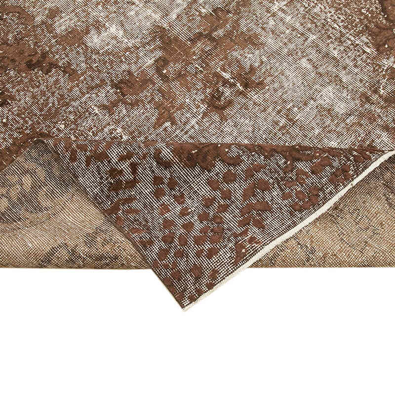 Hand Carved Over-Dyed Rug - 6' 4" x 10' 11" (76" x 131") - K0051891