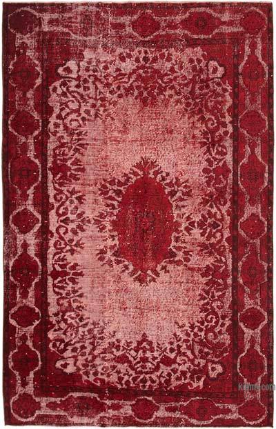El Oyması Boyalı Halı - 173 cm x 273 cm