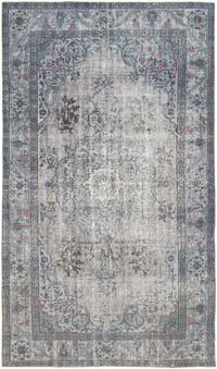 El Oyması Boyalı Halı - 168 cm x 284 cm