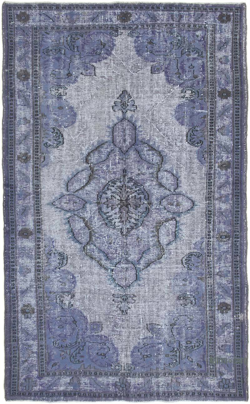 Hand Carved Over-Dyed Rug - 5' 9" x 9' 2" (69 in. x 110 in.) - K0051900