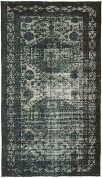 Hand Carved Over-Dyed Rug - 5' 2" x 9' 1" (62" x 109")