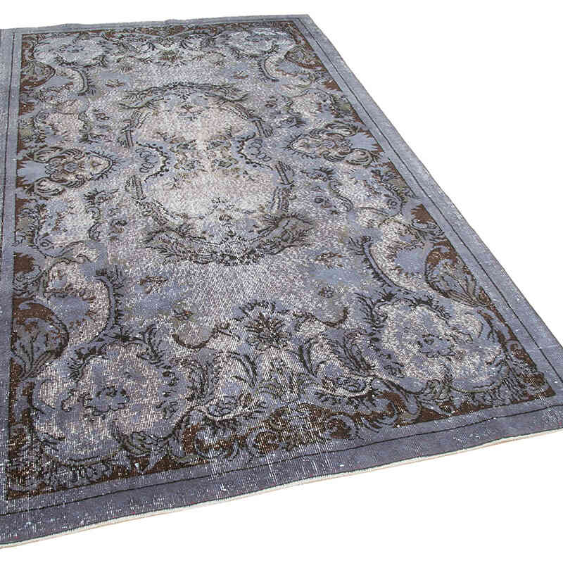 Alfombra Tallada a Mano Sobre Teñida - 154 cm x 264 cm - K0051908