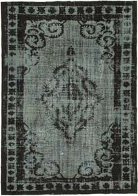 Hand Carved Over-Dyed Rug - 7'  x 10' 2" (84" x 122")