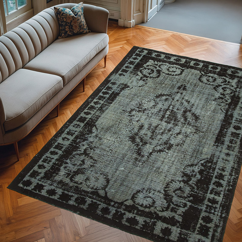 El Oyması Boyalı Halı - 214 cm x 311 cm - K0051910