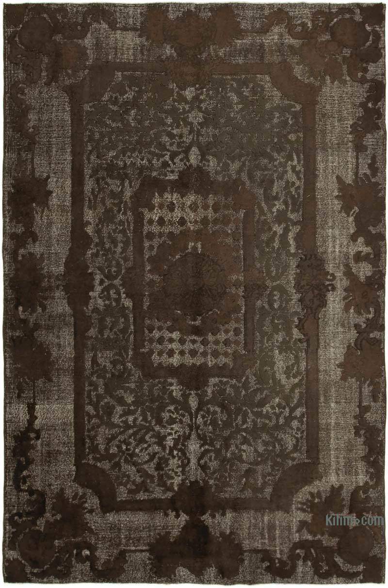 Hand Carved Over-Dyed Rug - 6' 9" x 10' 3" (81 in. x 123 in.) - K0051911