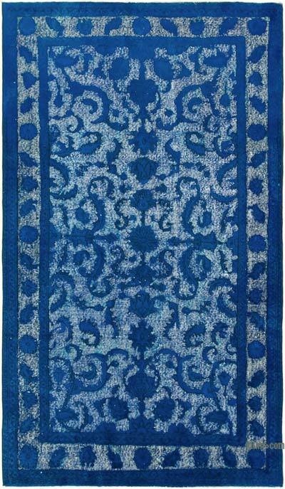 El Oyması Boyalı Halı - 141 cm x 244 cm