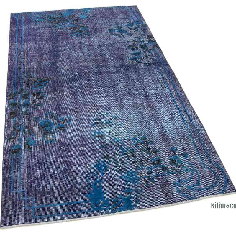 Hand Carved Over-Dyed Rug - 3' 8" x 6' 3" (44 in. x 75 in.) - K0051925