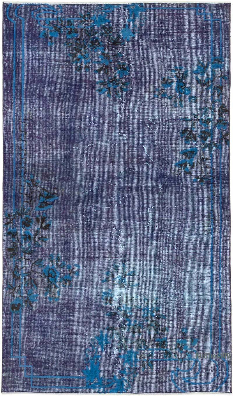 Hand Carved Over-Dyed Rug - 3' 8" x 6' 3" (44 in. x 75 in.) - K0051925