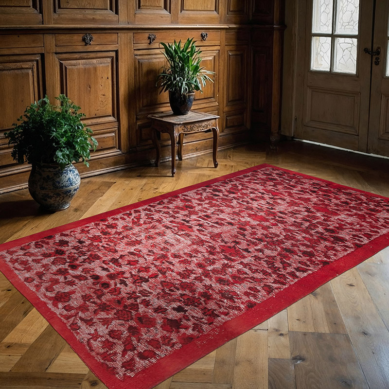 Alfombra Tallada a Mano Sobre Teñida - 148 cm x 236 cm - K0051927