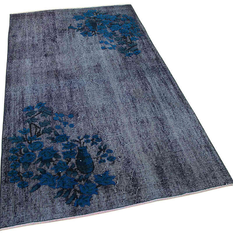 Alfombra Tallada a Mano Sobre Teñida - 112 cm x 201 cm - K0051941