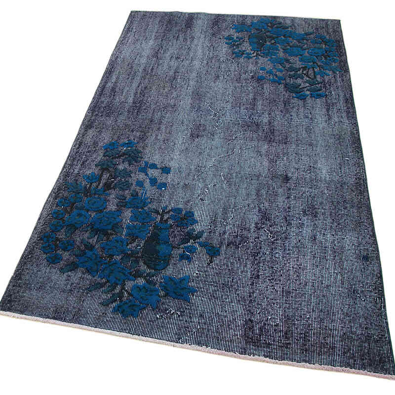 Alfombra Tallada a Mano Sobre Teñida - 112 cm x 201 cm - K0051941