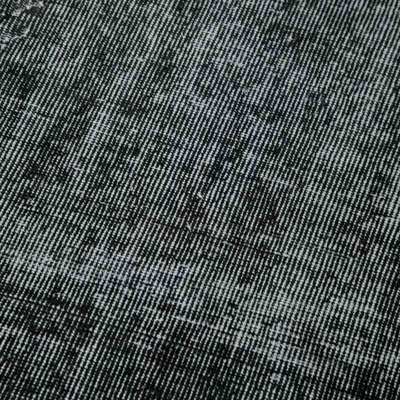 Siyah Boyalı El Dokuma Vintage Halı Yolluk - 82 cm x 317 cm - K0052141