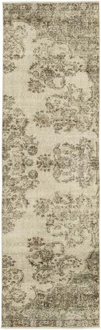 Vintage Turkish Runner Rug - 2' 11" x 9' 11" (35" x 119")