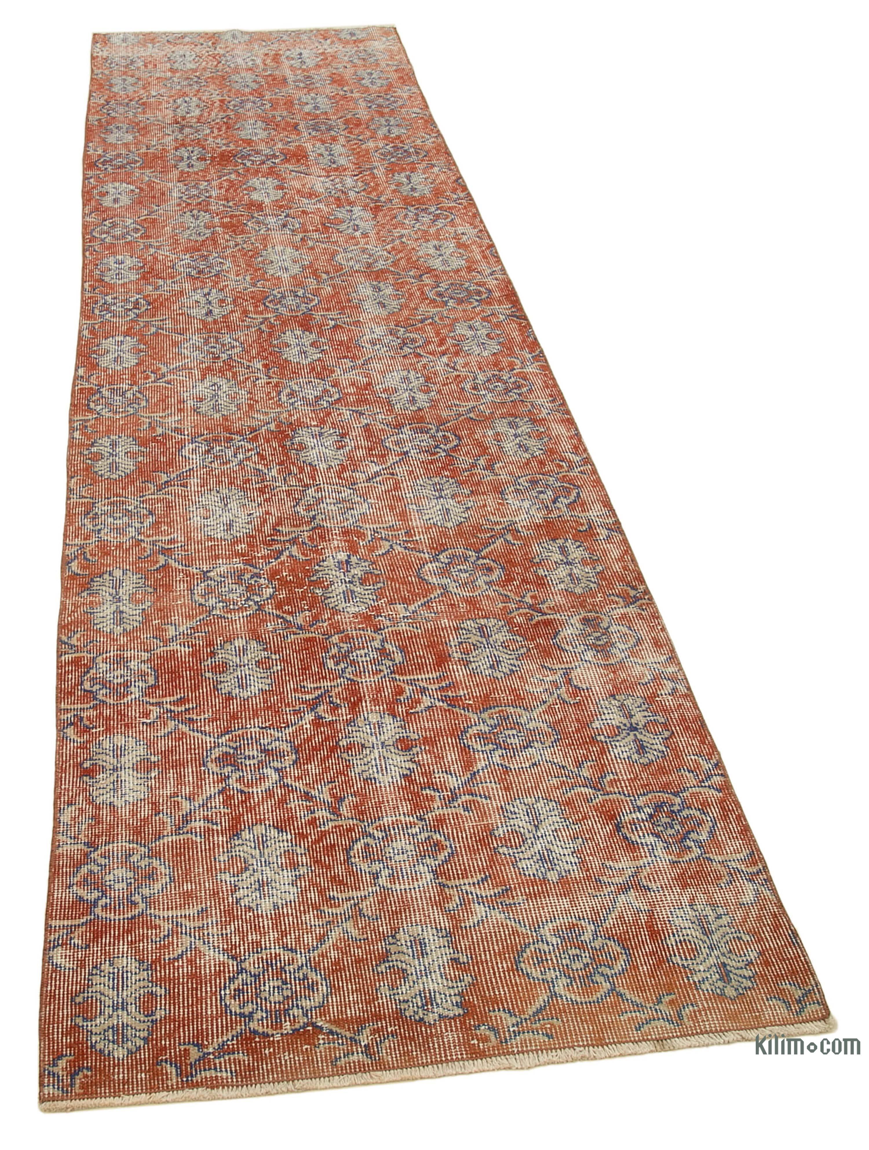 K0052153 Vintage Turkish Runner Rug 2' 9" x 10' 1" (33" x 121")