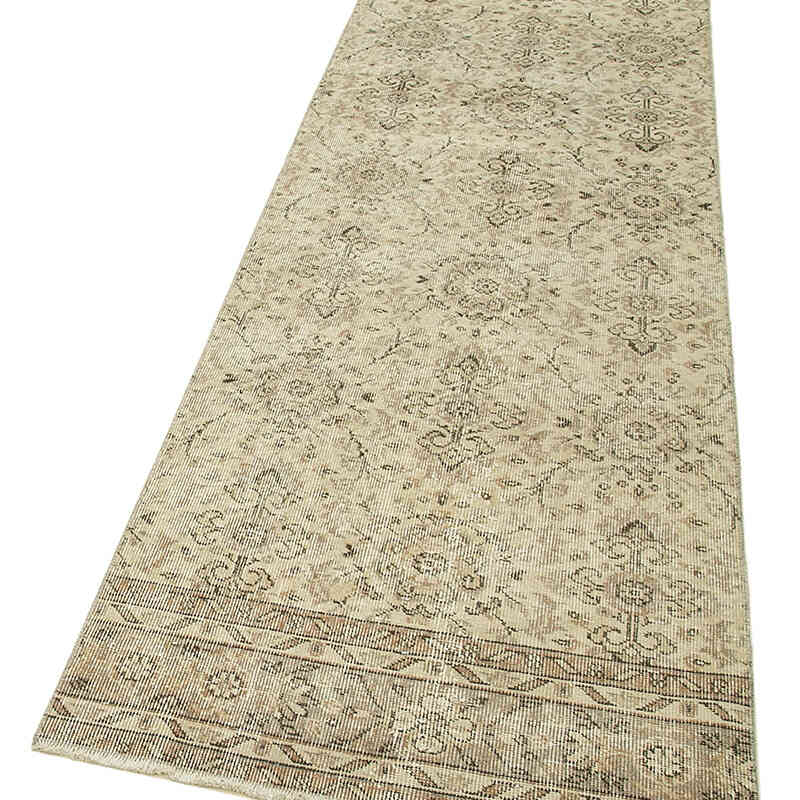 Vintage Turkish Runner Rug - 2' 9" x 10' 1" (33" x 121") - K0052162