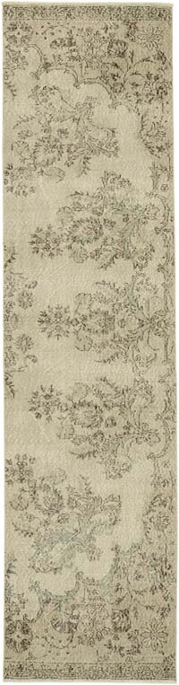 Vintage Turkish Runner Rug - 2' 10" x 10' 7" (34" x 127")