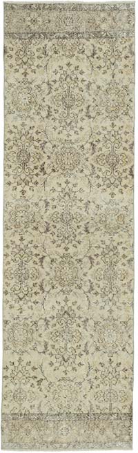 Vintage Turkish Runner Rug - 3'  x 10' 1" (36" x 121")